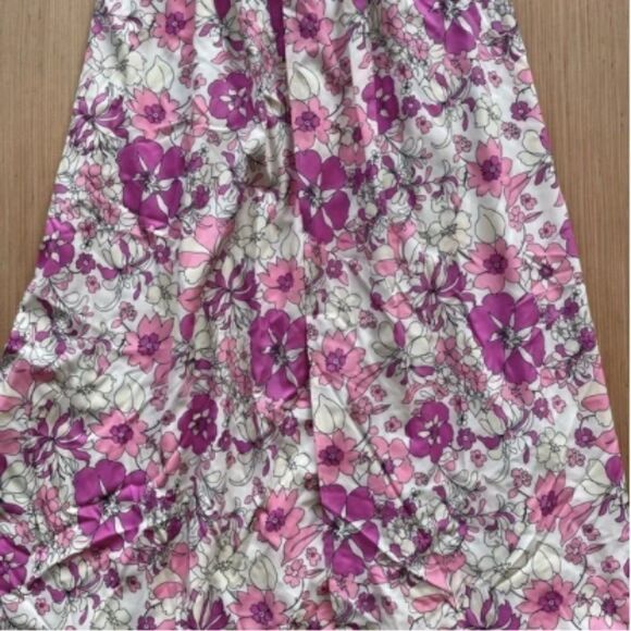 Women's Pink Floral Long Maxi Dress - Picture 4 of 10
